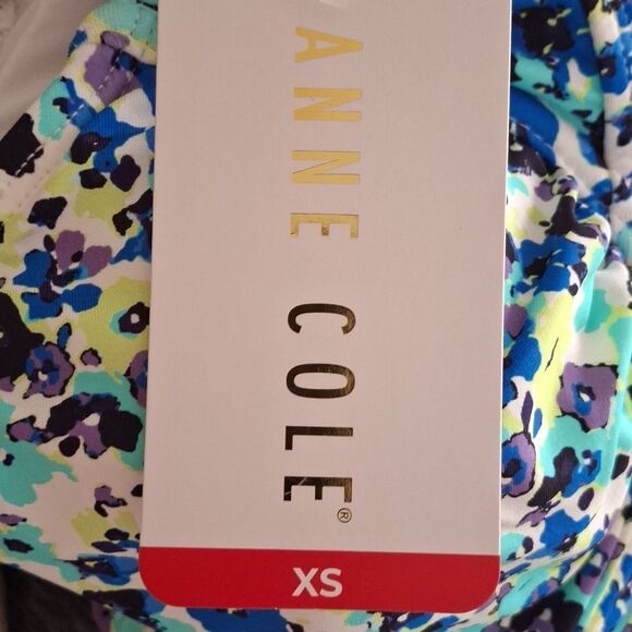 Anne Cole Floral Tankini Top NWT XS - Picture 4 of 4